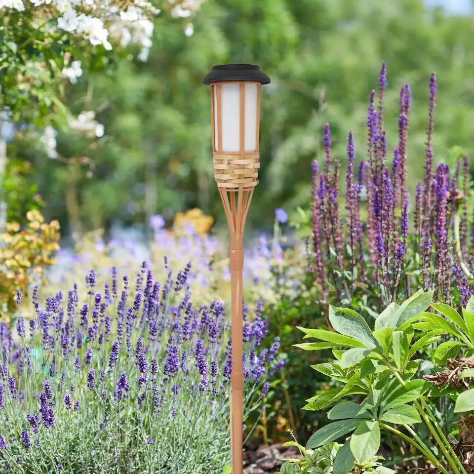 Solar LED Flame Effect Garden Torch