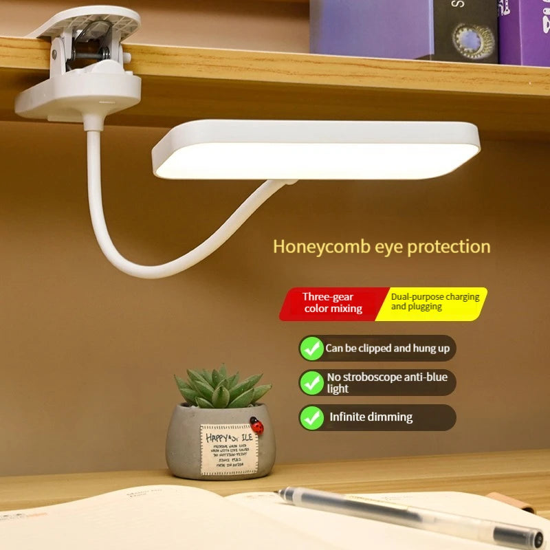 Clip-On LED Desk Lamp