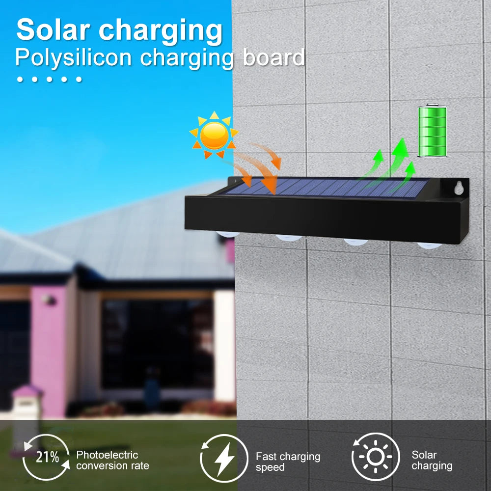 Solar LED Outdoor Wall Light