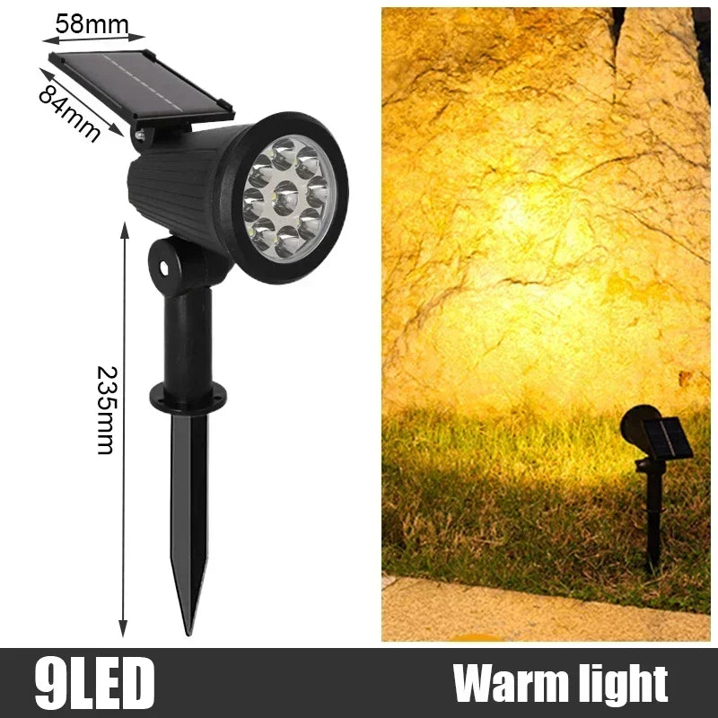 Solar LED Garden Spotlight