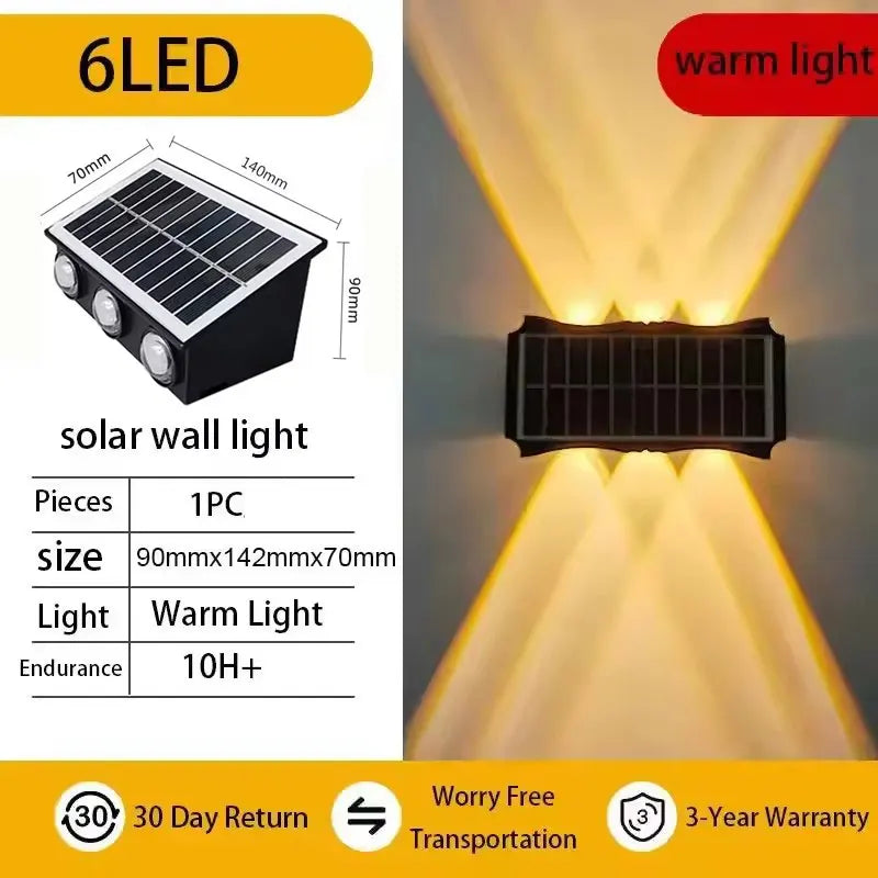 Solar Up & Down Wall Light