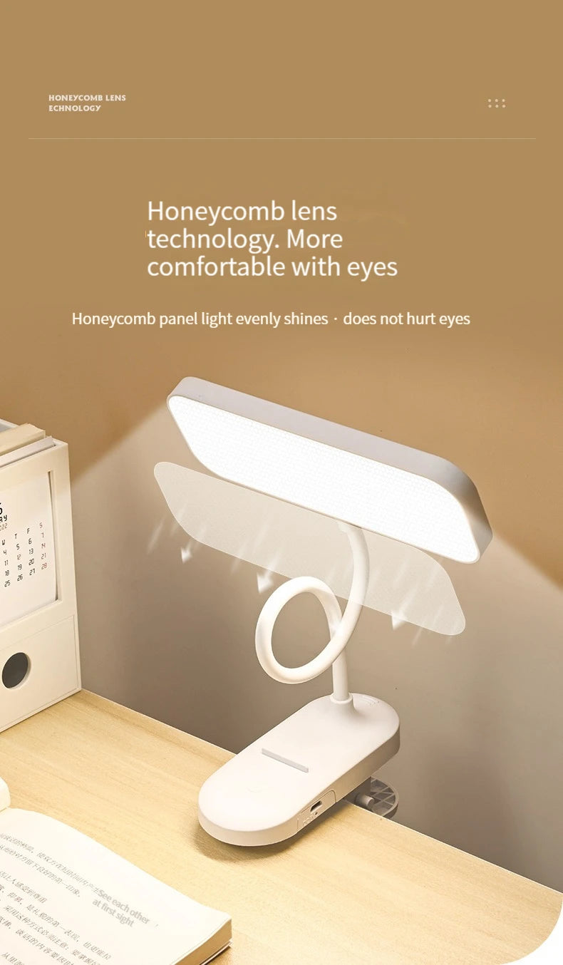 Clip-On LED Desk Lamp