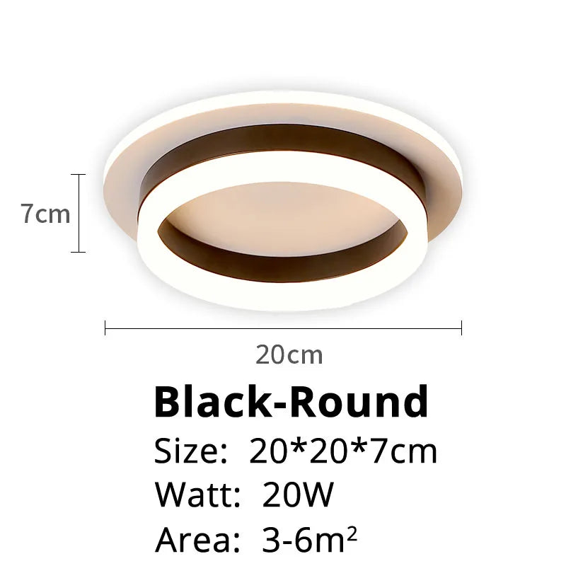 Modern LED Geometric Ceiling Light