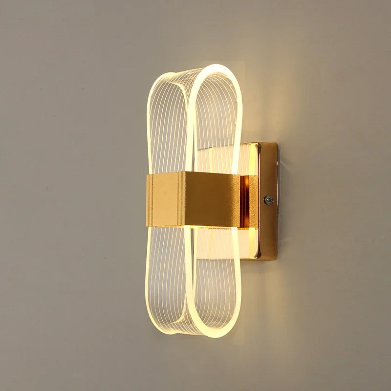 Modern Gold LED Wall Light – Up & Down Glow