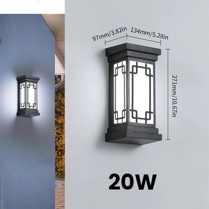 Outdoor LED Wall Light with Motion Sensor